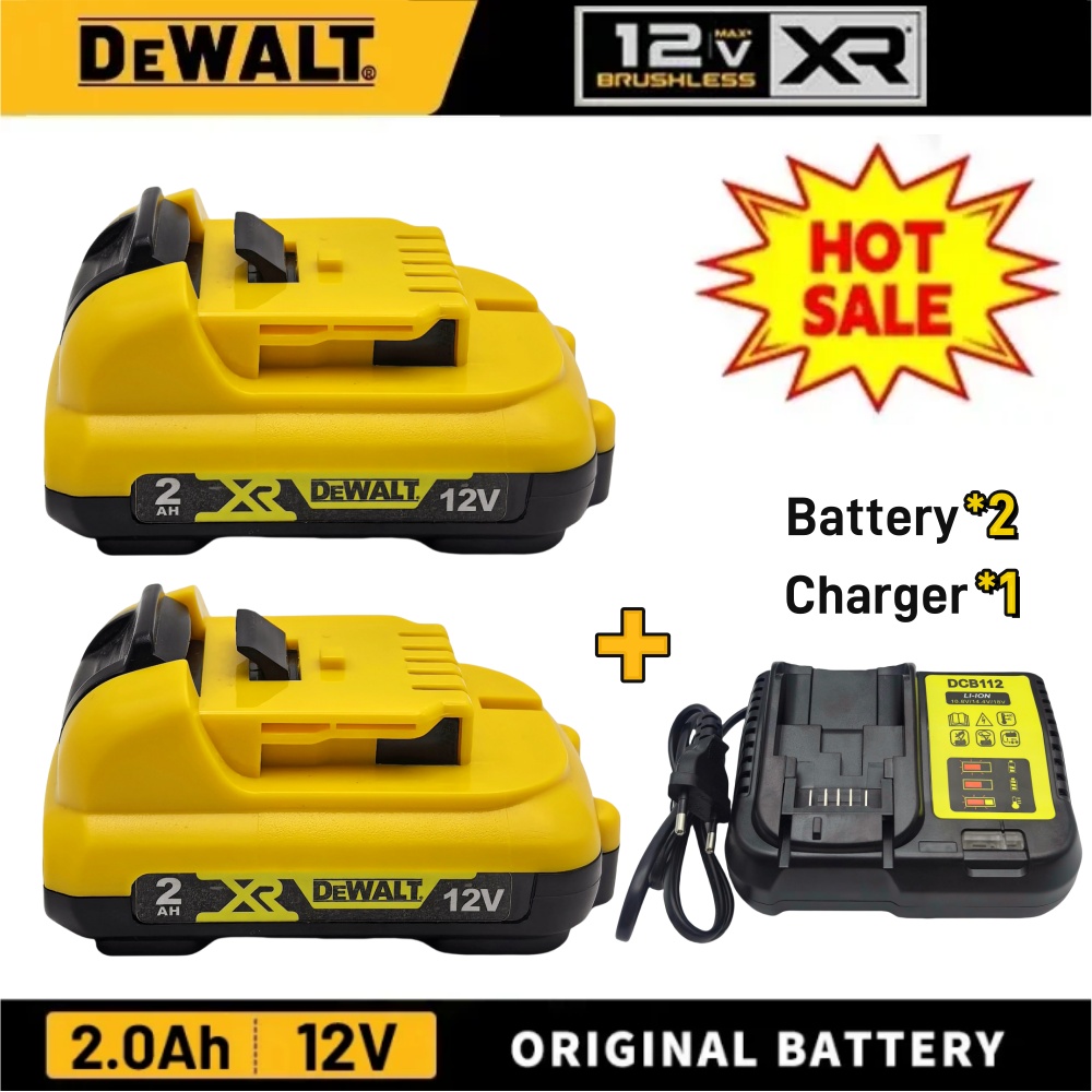 Dewalt Power Tools Xr - แบตเตอรี่ลิเธียม-ไอออน DEWALT ของแท้, แบตเตอรี่ dewalt 12V