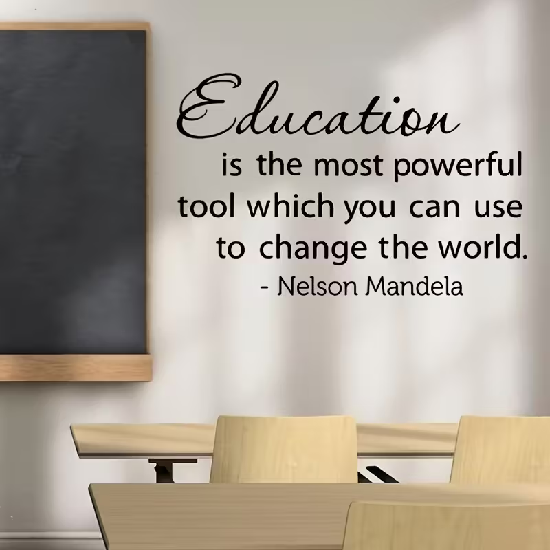 Power Tools World - สติกเกอร์ติดผนังที่มีข้อความสร้างแรงบันดาลใจที่มีชื่อเสียง: 