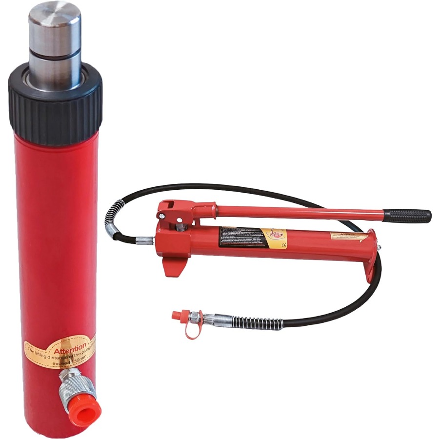 Power Tools Hand Tools - แม่แรงไฮดรอลิกตั้งพื้น 10 ตัน พร้อมปั๊มแม่แรงมือ สำหรับซ่อมโครงตัวถังรถยนต์ รถบรรทุก