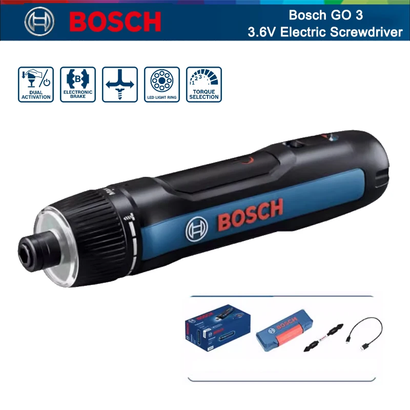 Power Tools Hand Tools - ไขควงไฟฟ้า BOSCH Go 3 ไขควงอัจฉริยะ Bosch