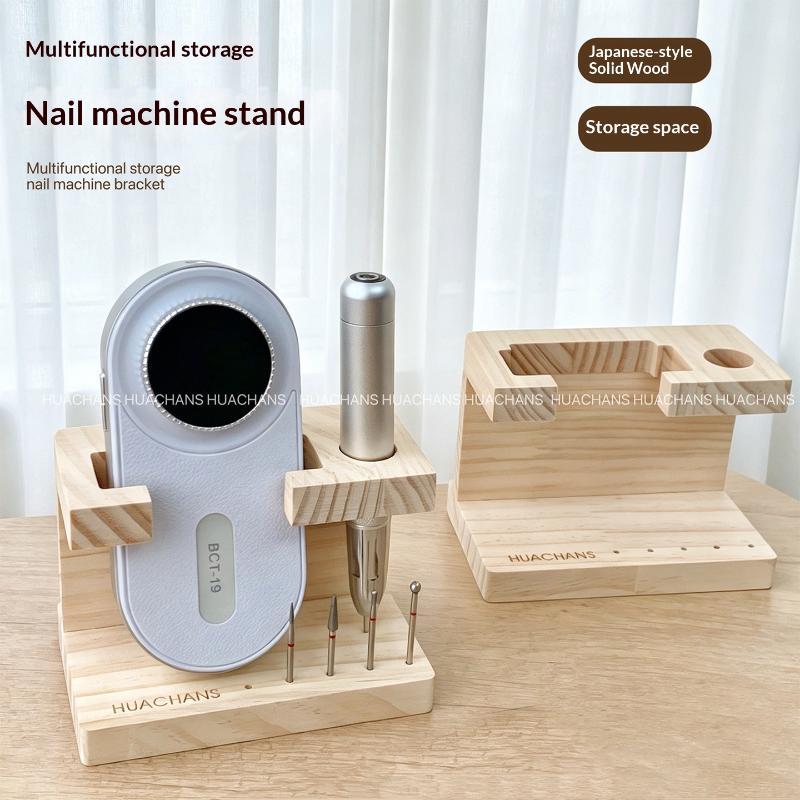 Power Tools Holder - ที่เก็บดอกสว่านเจาะเล็บไม้แบบพกพา 1 ชิ้น ชั้นวางเก็บอุปกรณ์ทำเล็บสำหรับการเดินทาง ใช้ในบ้าน หรือทำเล็บ