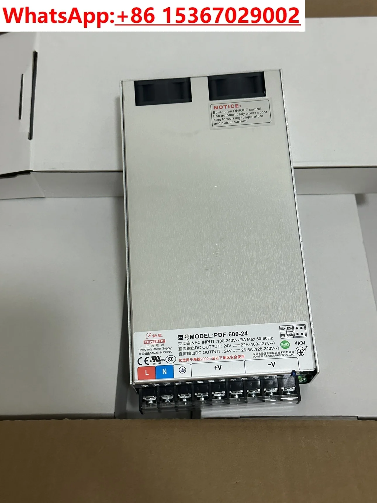 Power Tools Pdf - โนวา PDF-600-24 24V36V/48V DC แหล่งจ่ายไฟอุปกรณ์ควบคุมอุตสาหกรรม PFC