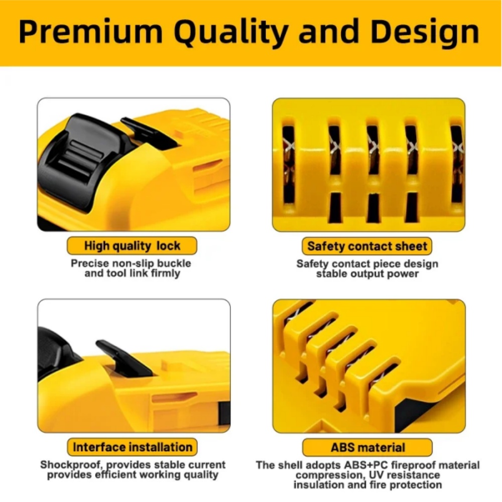 แบตเตอรี่ลิเธียม-ไอออน DEWALT  - Dewalt Power Tools Xr บทวิจารณ์และราคา