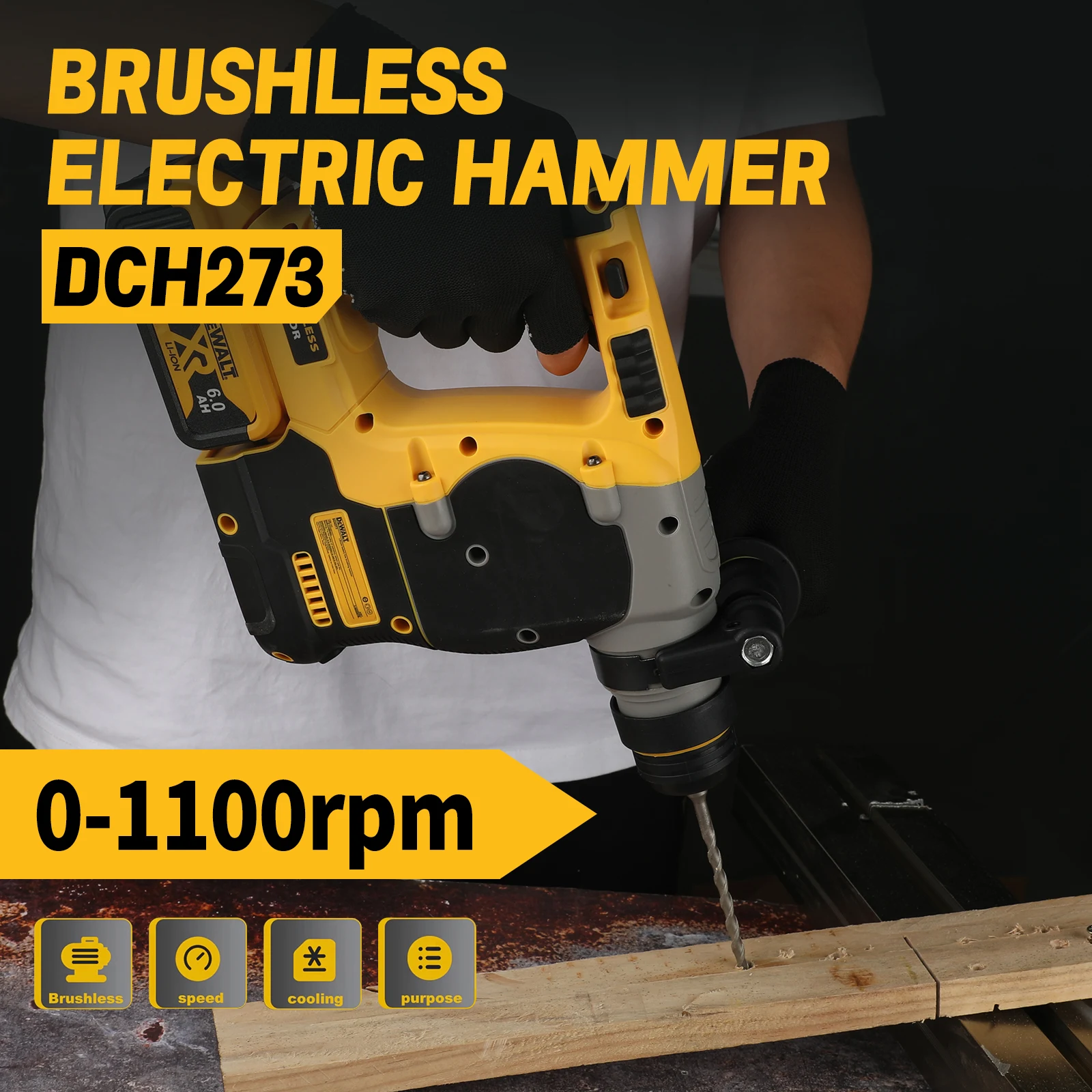 สว่านโรตารี่ DeWALT DCH273 20V - Dewalt Power Tools Xr บทวิจารณ์และราคา