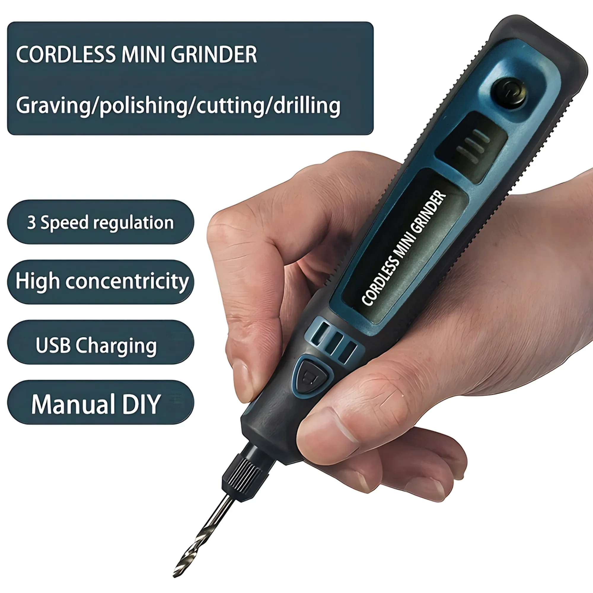 เครื่องเจียรไฟฟ้าไร้สายแบบ USB - Power Tools Kits บทวิจารณ์และราคา