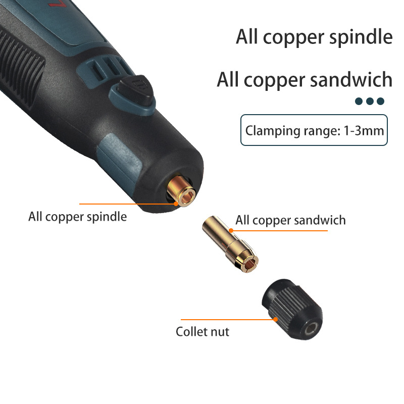 เครื่องเจียรไฟฟ้าไร้สายแบบ USB - Power Tools Kits บทวิจารณ์และราคา