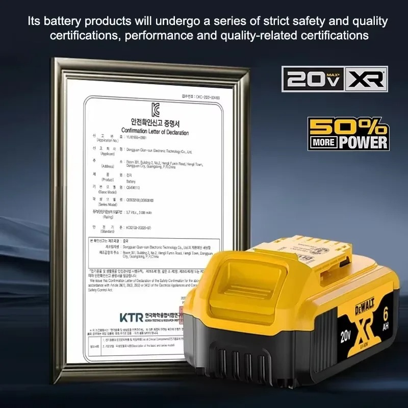 ดีวอลท์ XR 100% แบตเตอรี่ของแท - Dewalt Power Tools Xr บทวิจารณ์และราคา