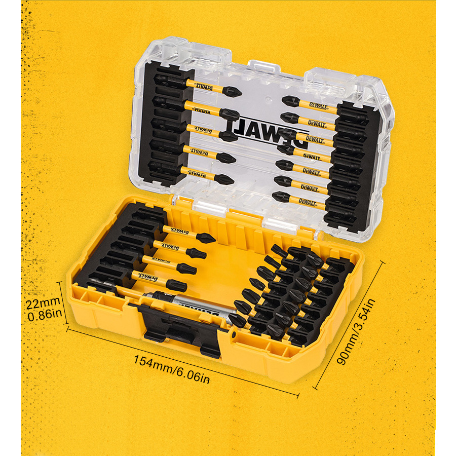 ชุดไขควง/ดอกไขควง DeWalt 31 ชิ - Power Tools Yellow And Black บทวิจารณ์และราคา
