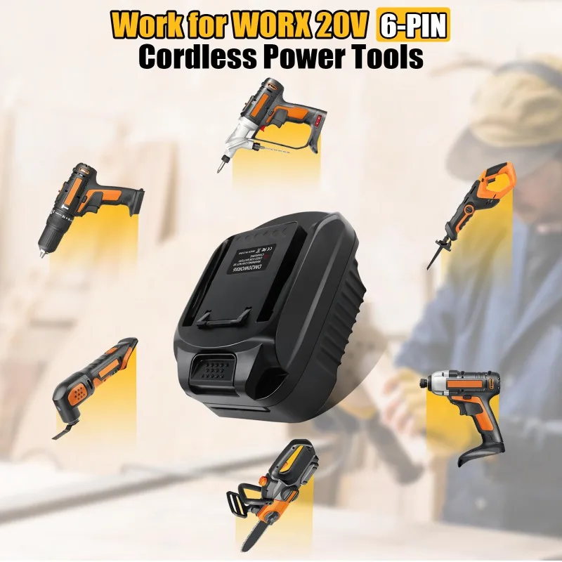 อะแดปเตอร์แบตเตอรี่ DM20WORX6  - Dewalt Power Tools Xr บทวิจารณ์และราคา