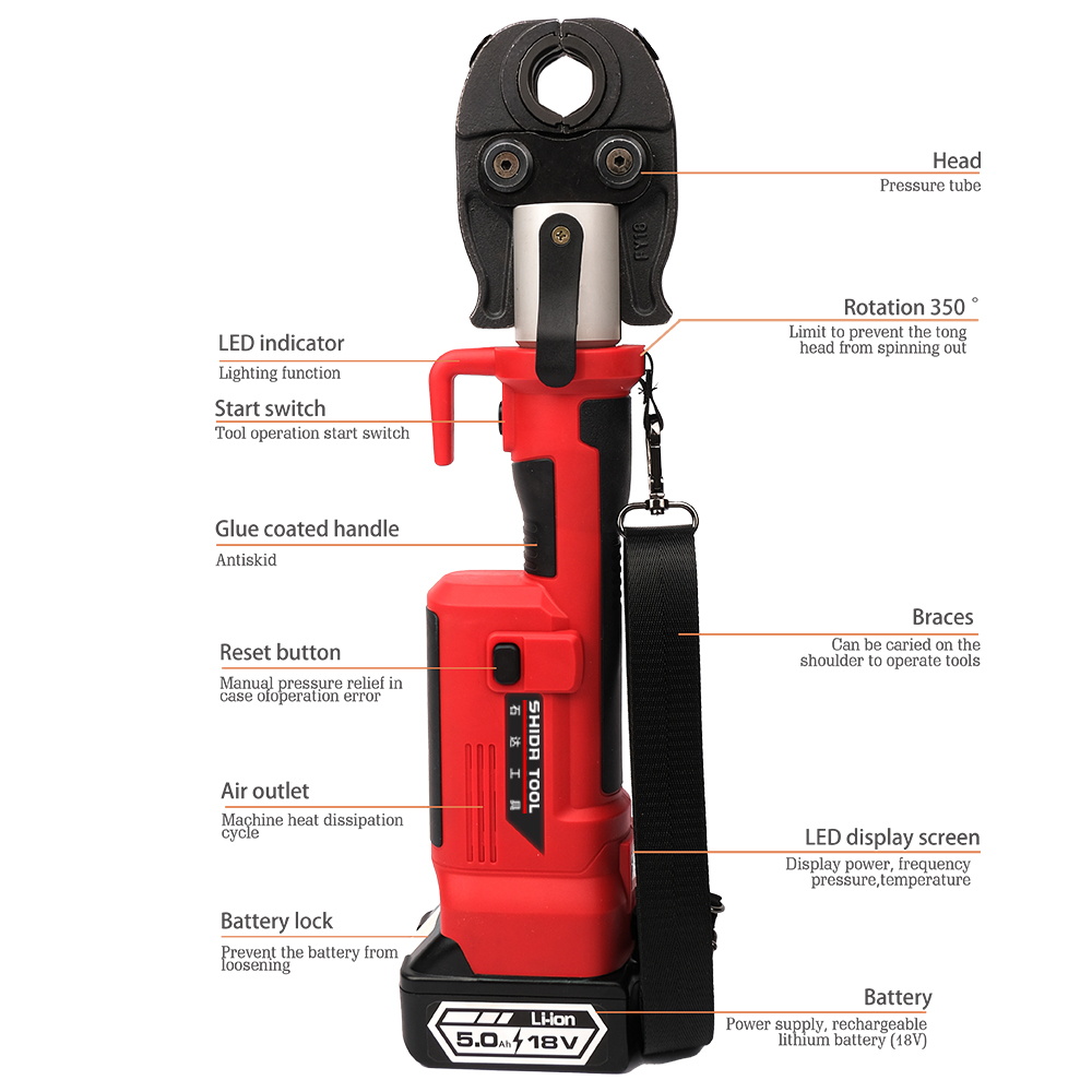 เครื่องมือจีบท่อไฮดรอลิก Pz-19 - Power Tools Types บทวิจารณ์และราคา